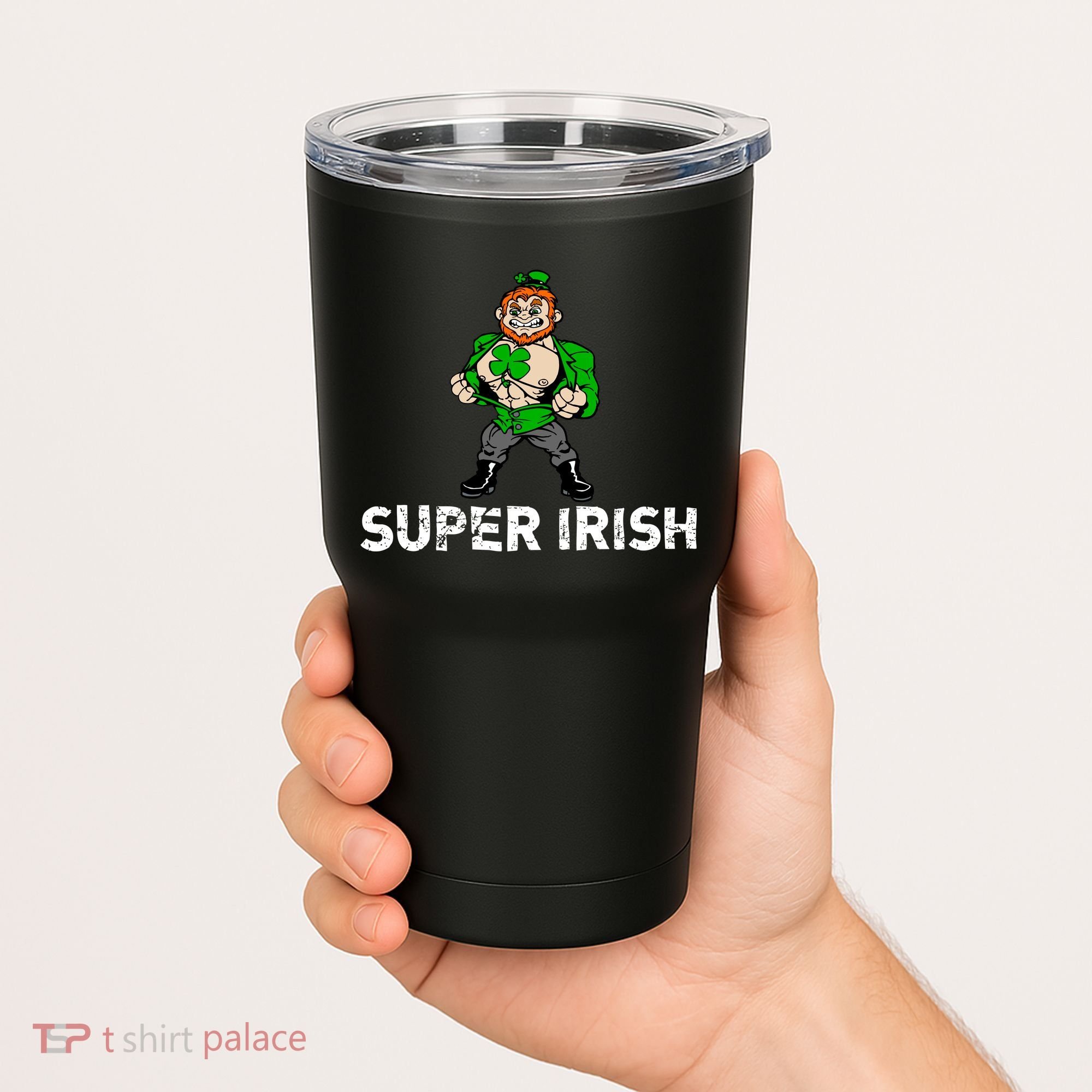 Super Irish Cloverleaf St. Patrick's Day Tumbler