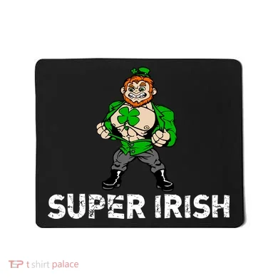 Super Irish Cloverleaf St. Patrick's Day Mousepad