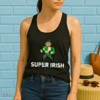 Super Irish Cloverleaf St. Patrick's Day Women's Tank Top thumb 2