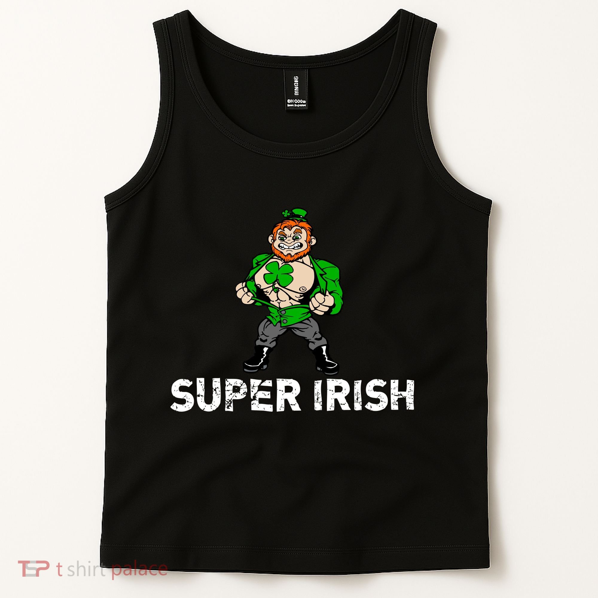 Super Irish Cloverleaf St. Patrick's Day Tank Top