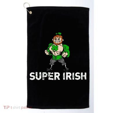 Super Irish Cloverleaf St. Patrick's Day Golf Towel