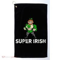 Super Irish Cloverleaf St. Patrick's Day Golf Towel thumb 0