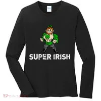 Super Irish Cloverleaf St. Patrick's Day Women's Long Sleeve Shirt thumb 0