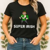 Super Irish Cloverleaf St. Patrick's Day Women's T-Shirt thumb 2