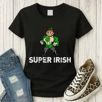 Super Irish Cloverleaf St. Patrick's Day Women's T-Shirt thumb 3