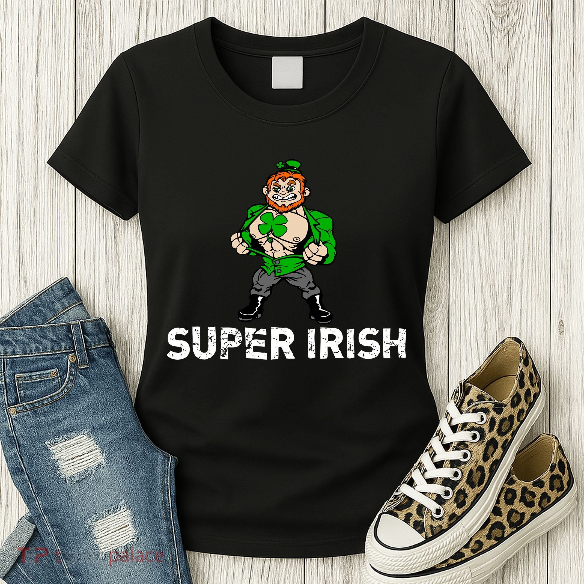 Super Irish Cloverleaf St. Patrick's Day Women's T-Shirt