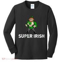 Super Irish Cloverleaf St. Patrick's Day Kids Long Sleeve Shirt thumb 0