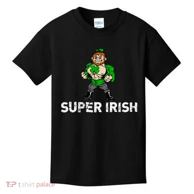 Super Irish Cloverleaf St. Patrick's Day Kids T-Shirt