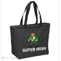 Super Irish Cloverleaf St. Patrick's Day Tote Bag thumb 2