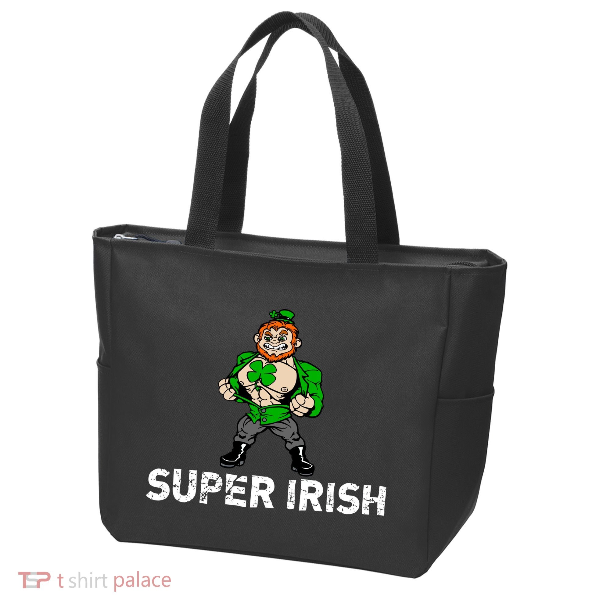 Super Irish Cloverleaf St. Patrick's Day Tote Bag