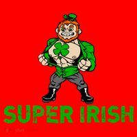 Super Irish Cloverleaf St. Patrick's Day Santa Hat thumb 1