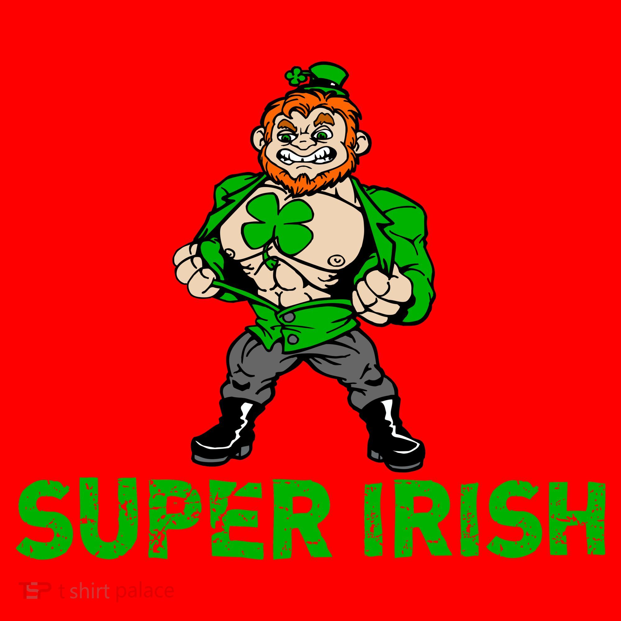 Super Irish Cloverleaf St. Patrick's Day Santa Hat