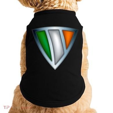 Super Irish Ireland Steel Shield Doggie Tank