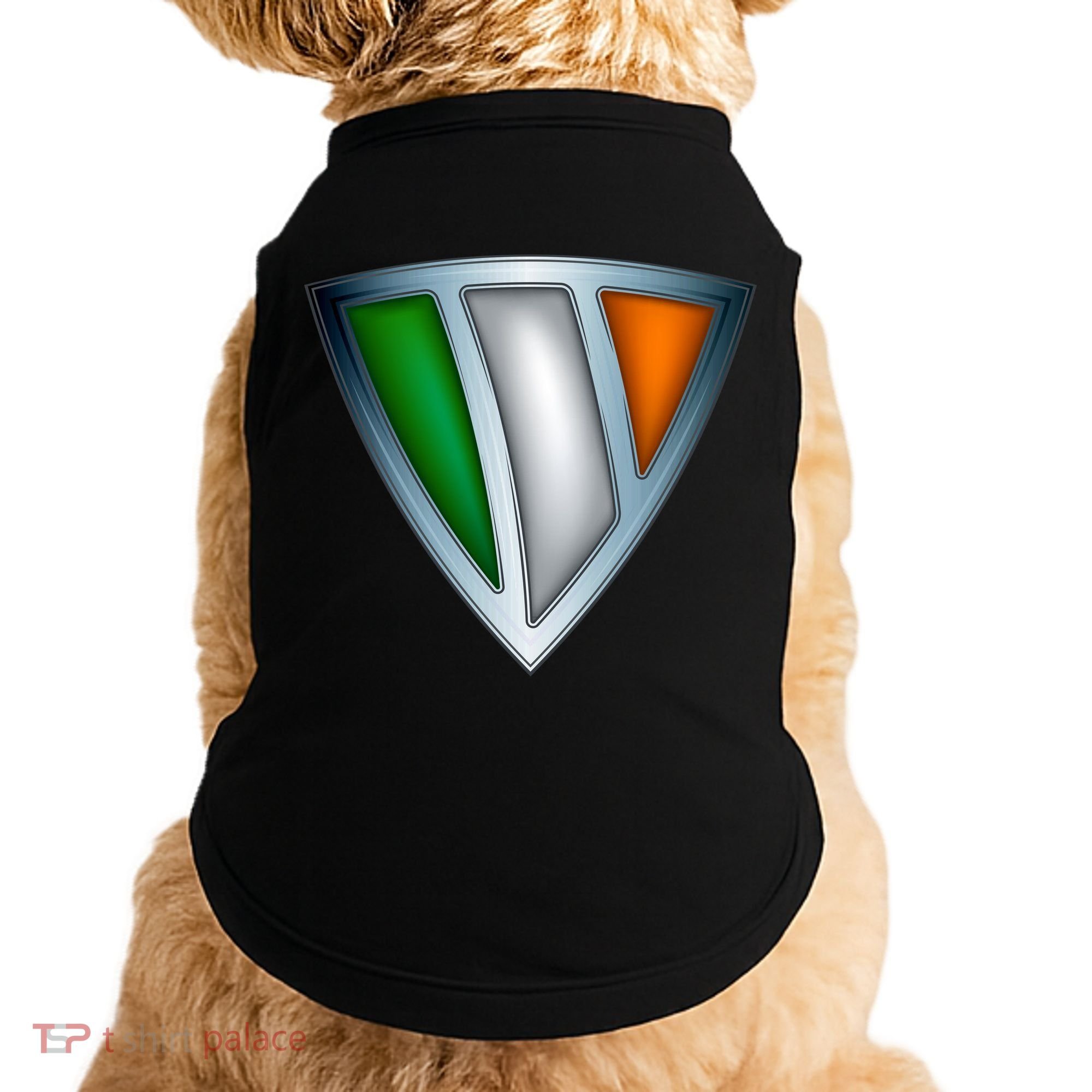 Super Irish Ireland Steel Shield Doggie Tank