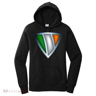 Super Irish Ireland Steel Shield Women's Hoodie