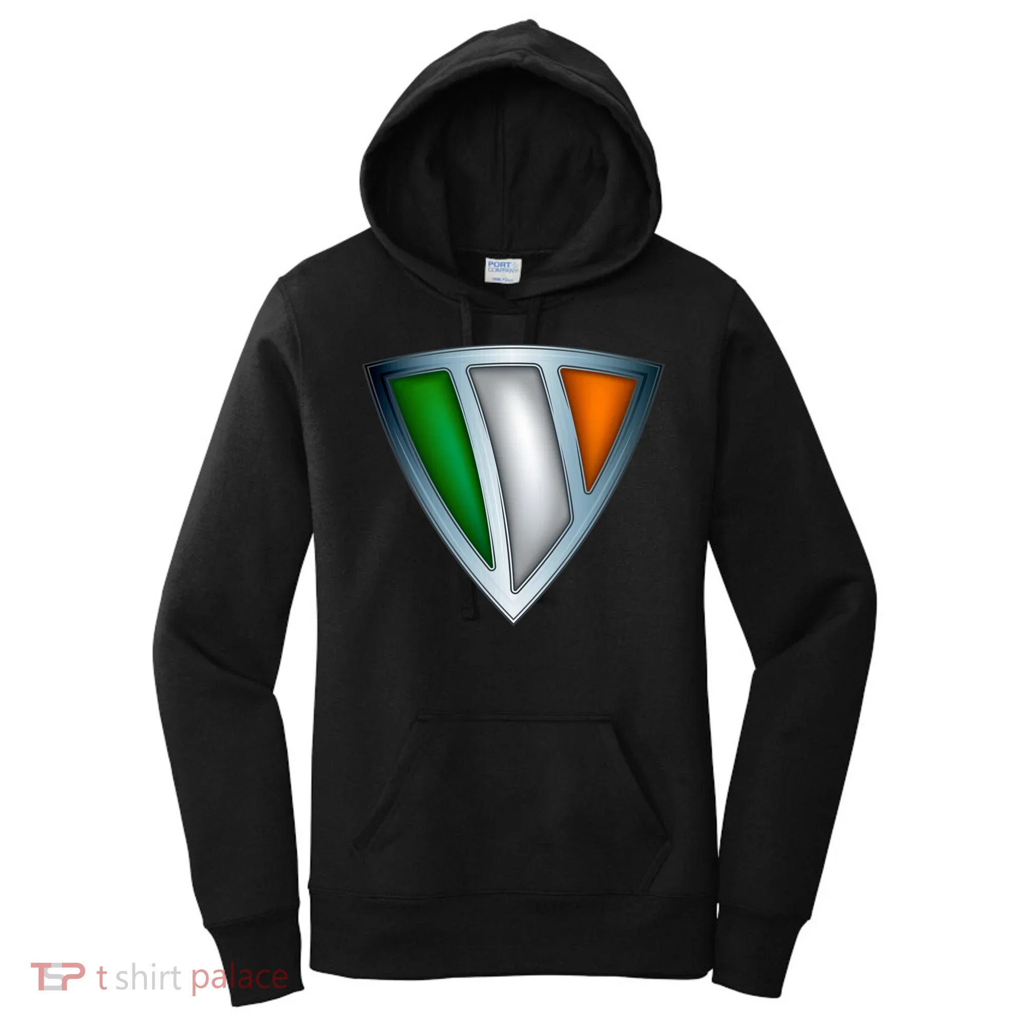 Super Irish Ireland Steel Shield Women's Hoodie