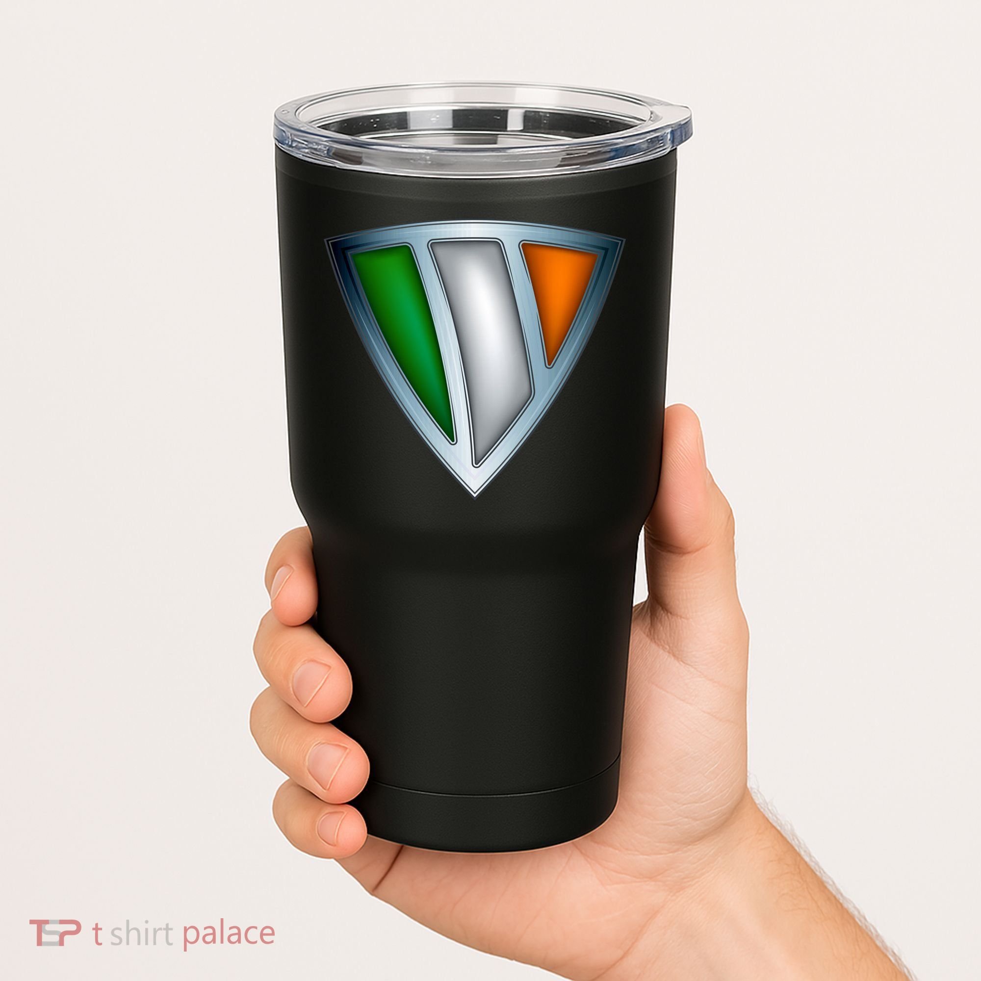 Super Irish Ireland Steel Shield Tumbler