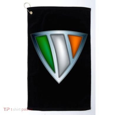 Super Irish Ireland Steel Shield Golf Towel