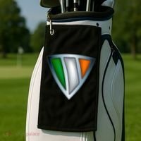 Super Irish Ireland Steel Shield Golf Towel thumb 2