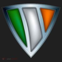 Super Irish Ireland Steel Shield Golf Towel thumb 3