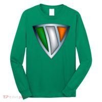 Super Irish Ireland Steel Shield Long Sleeve Shirt thumb 0