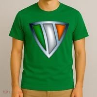 Super Irish Ireland Steel Shield T-Shirt thumb 3