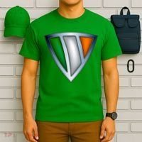 Super Irish Ireland Steel Shield T-Shirt thumb 6