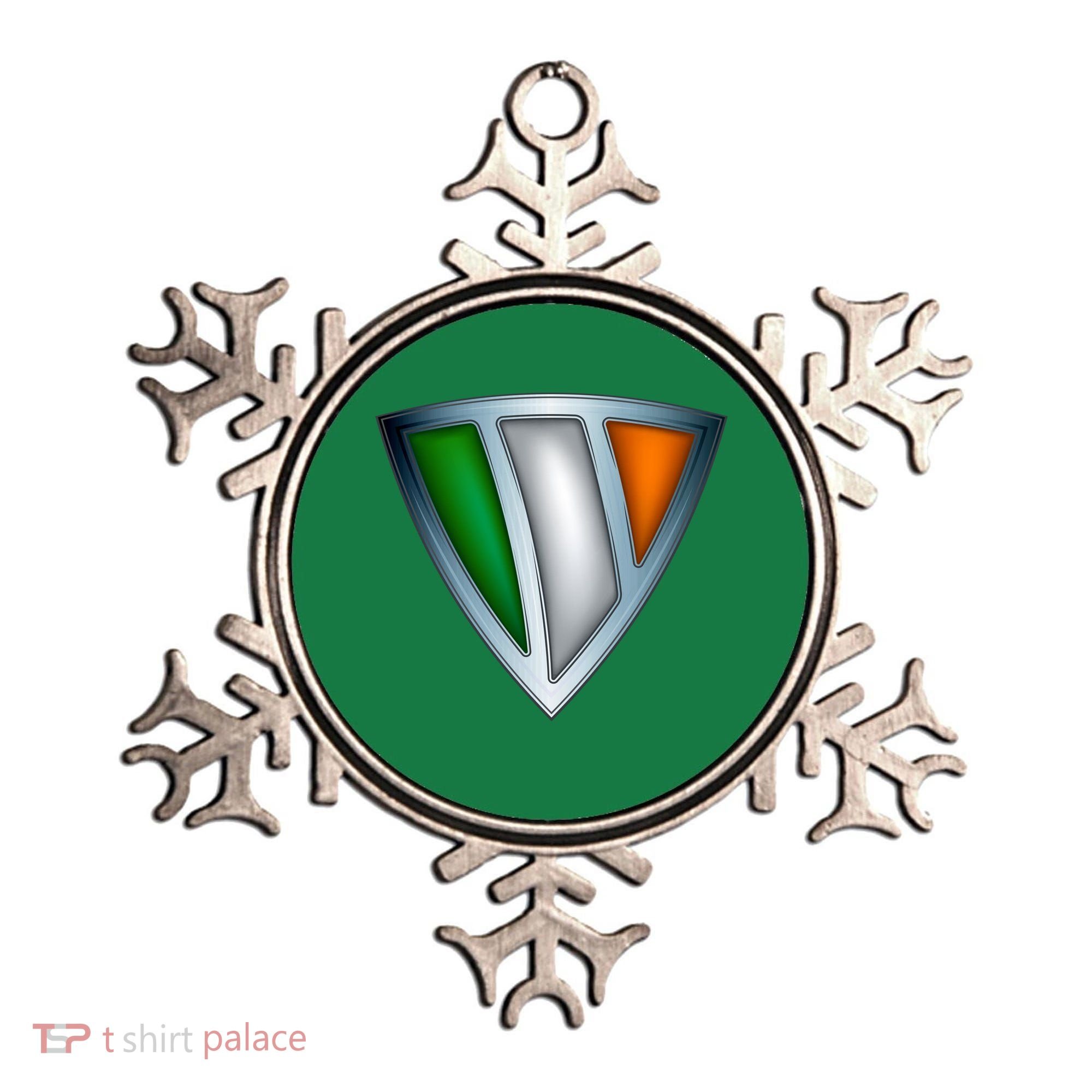 Super Irish Ireland Steel Shield Ornament