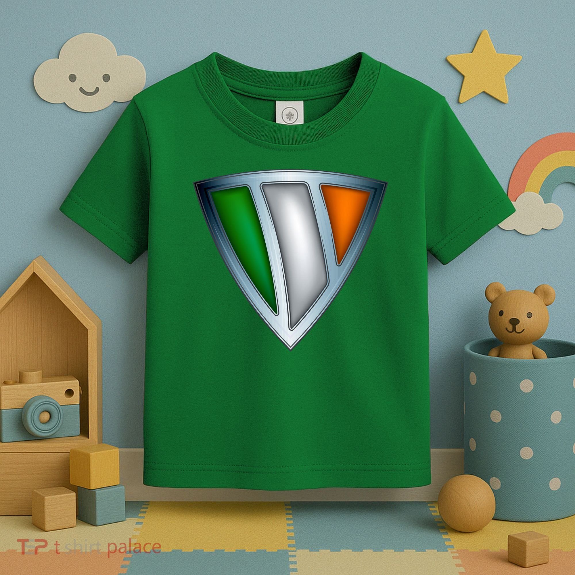 Super Irish Ireland Steel Shield Toddler T-Shirt