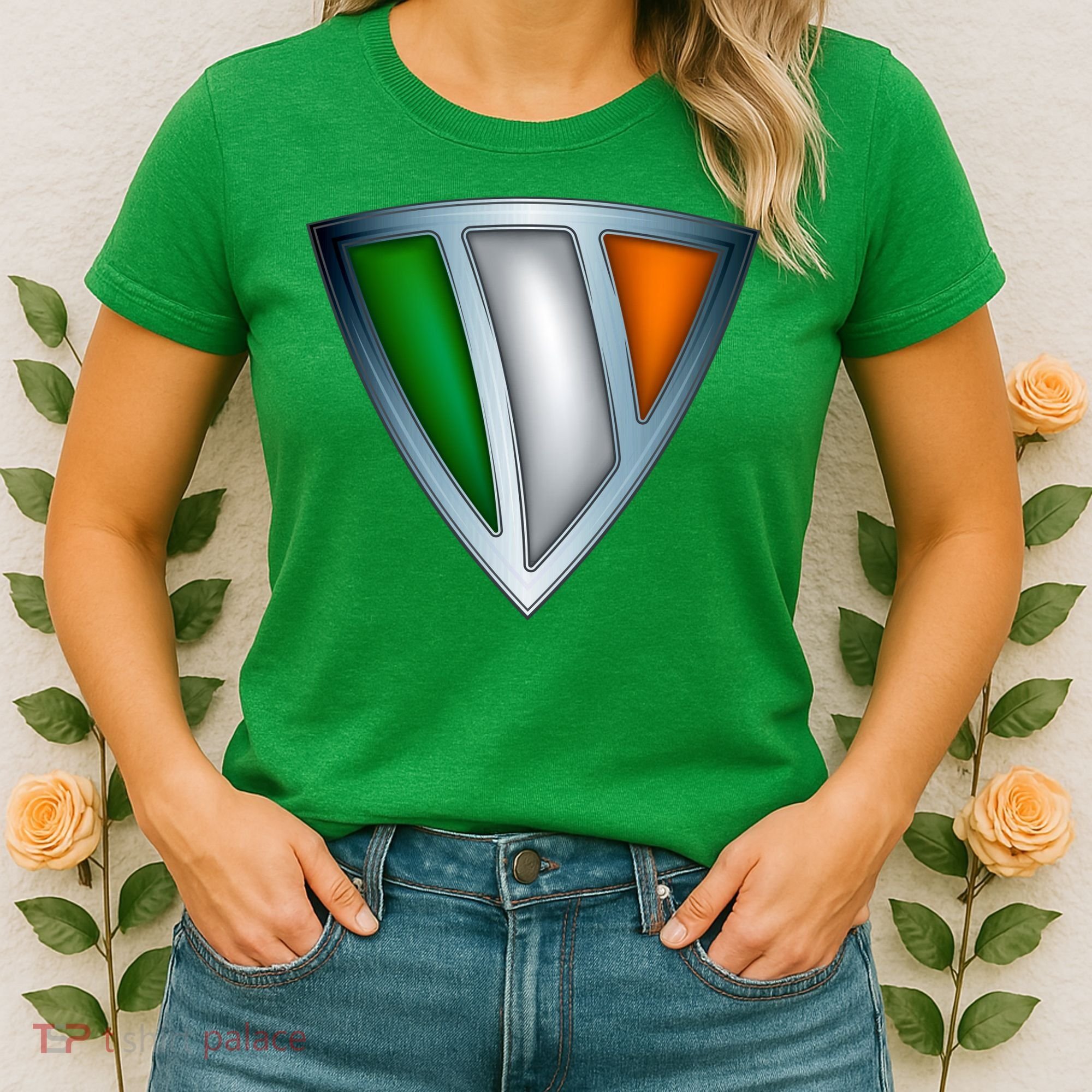 Super Irish Ireland Steel Shield Women's T-Shirt