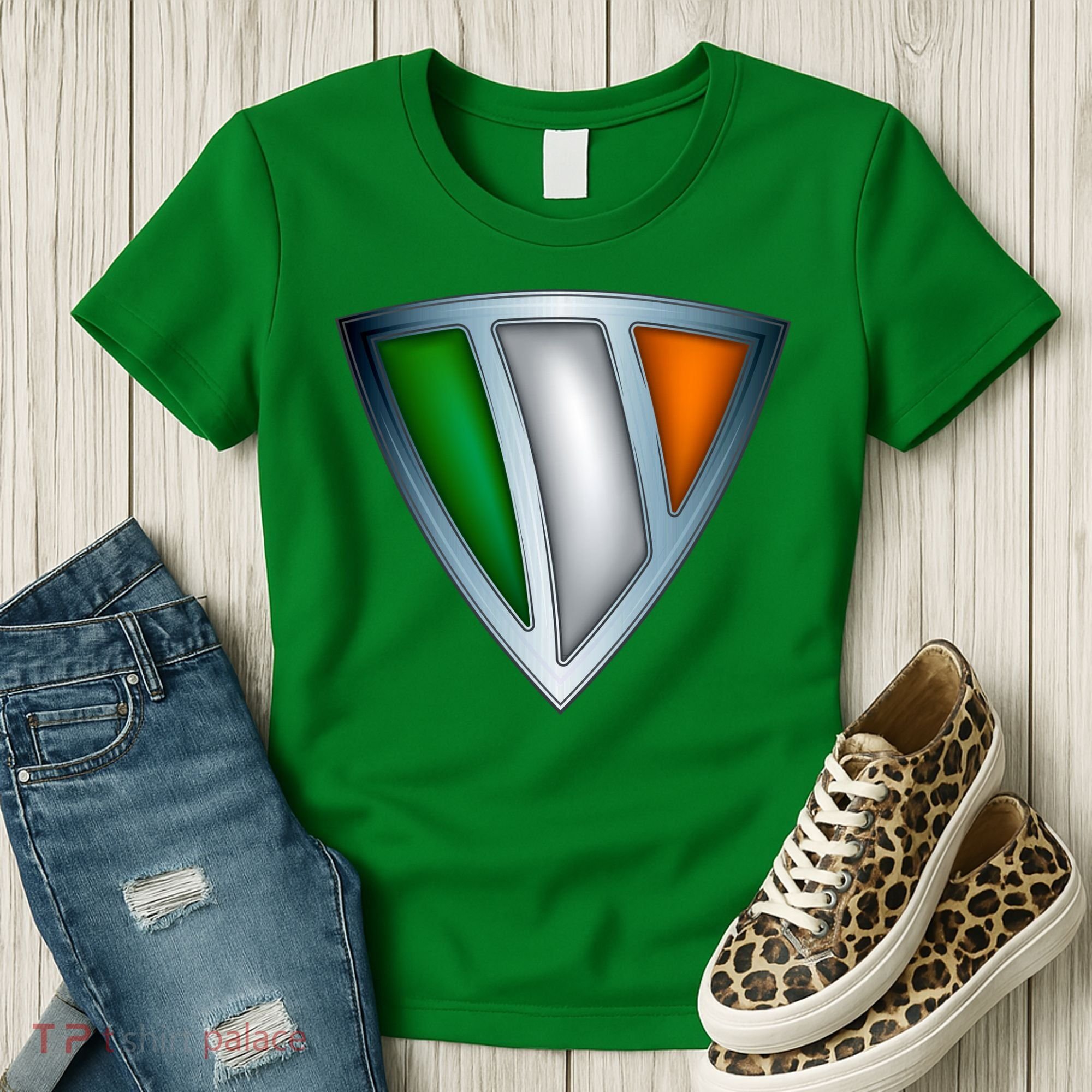 Super Irish Ireland Steel Shield Women's T-Shirt