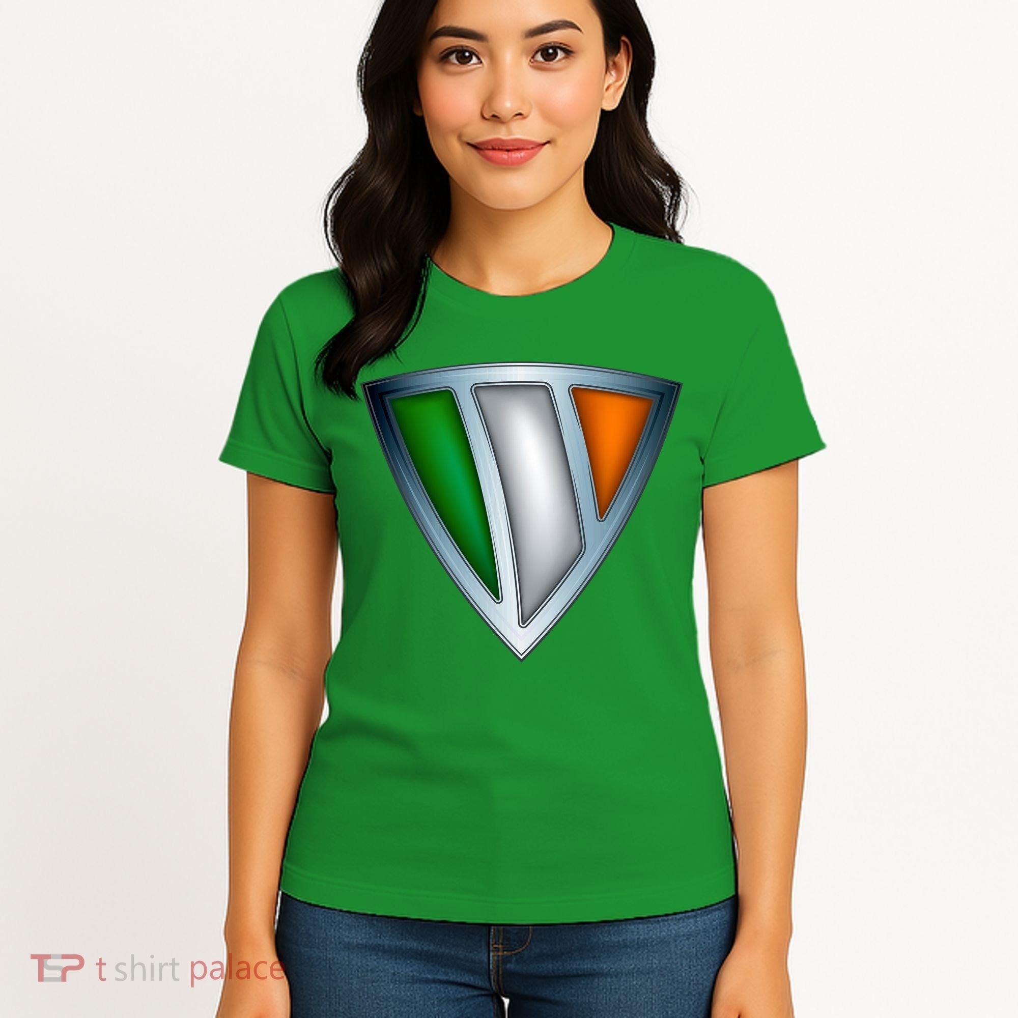 Super Irish Ireland Steel Shield Women's T-Shirt
