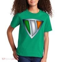 Super Irish Ireland Steel Shield Kids T-Shirt thumb 2