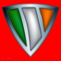 Super Irish Ireland Steel Shield Santa Hat thumb 1