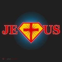 Super Jesus Superhero Comic Logo Women's Sweatshirt thumb 2