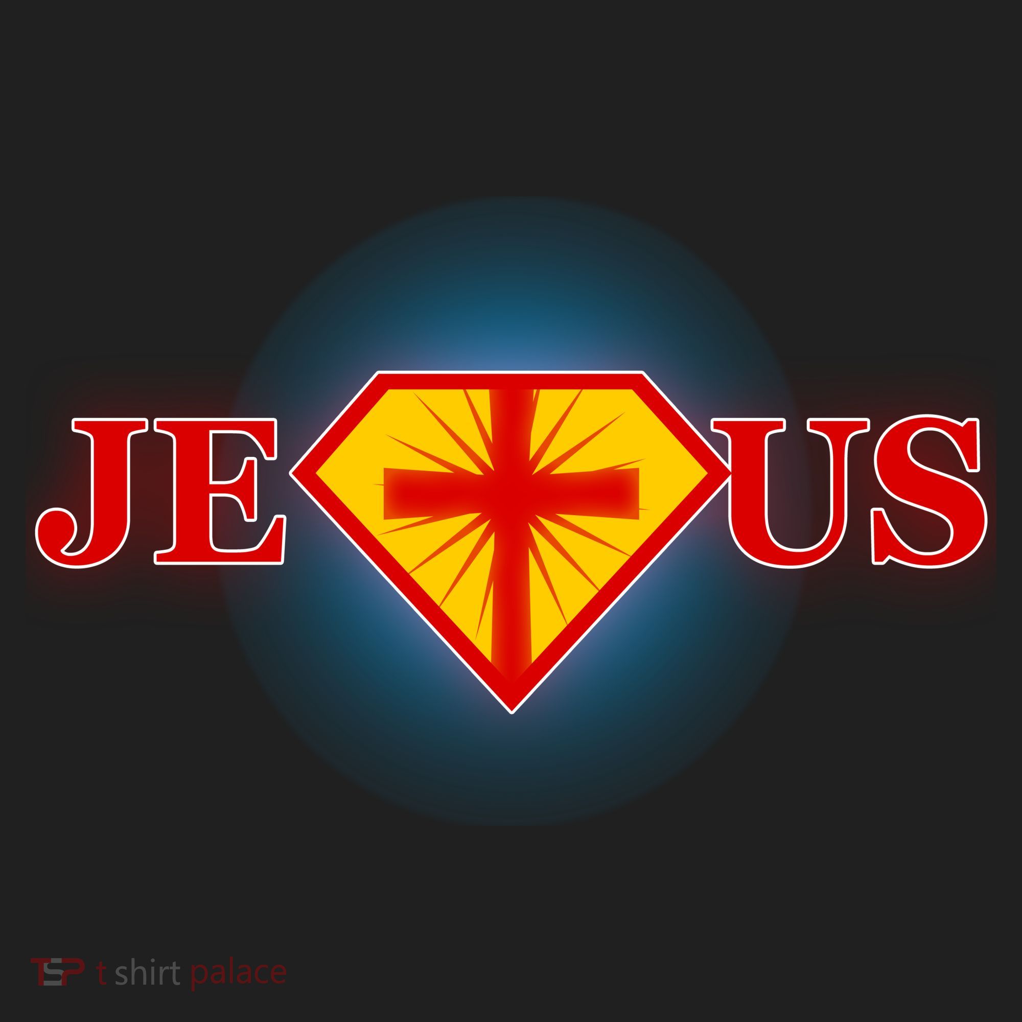 Super Jesus Superhero Comic Logo Women's Sweatshirt