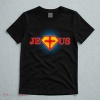 Super Jesus Superhero Comic Logo T-Shirt thumb 5