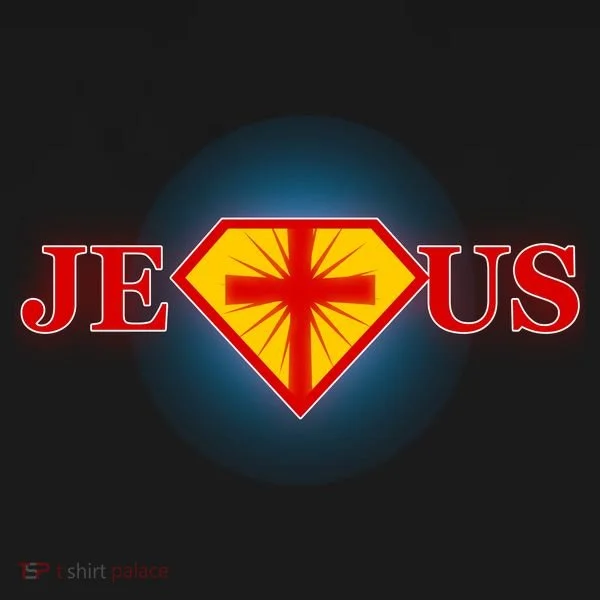 Super Jesus Superhero Comic Logo Women's Tank Top