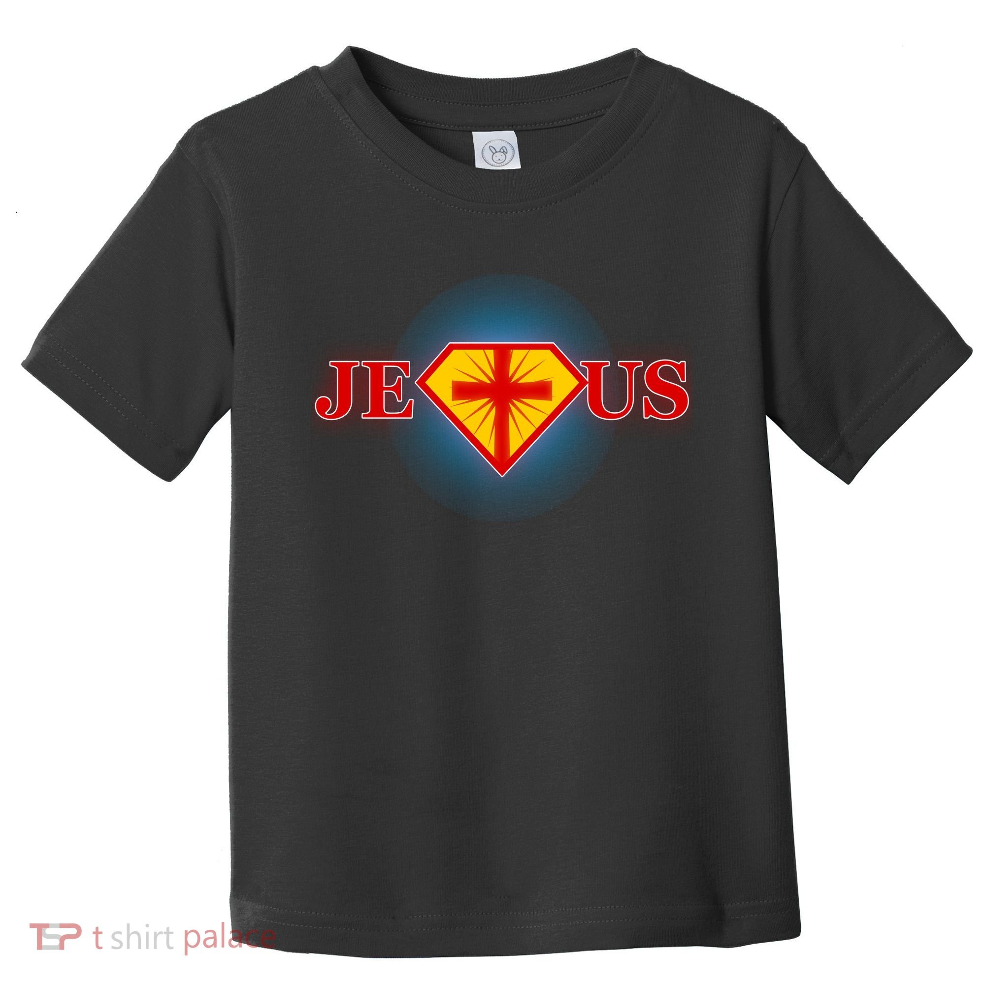 Super Jesus Superhero Comic Logo Toddler T-Shirt