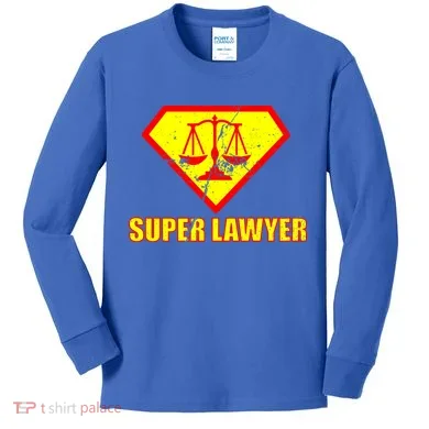 Super Lawyer Kids Long Sleeve Shirt