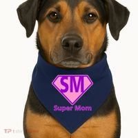 Super Mom USA-Made Doggie Bandana thumb 1