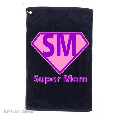 Super Mom Golf Towel