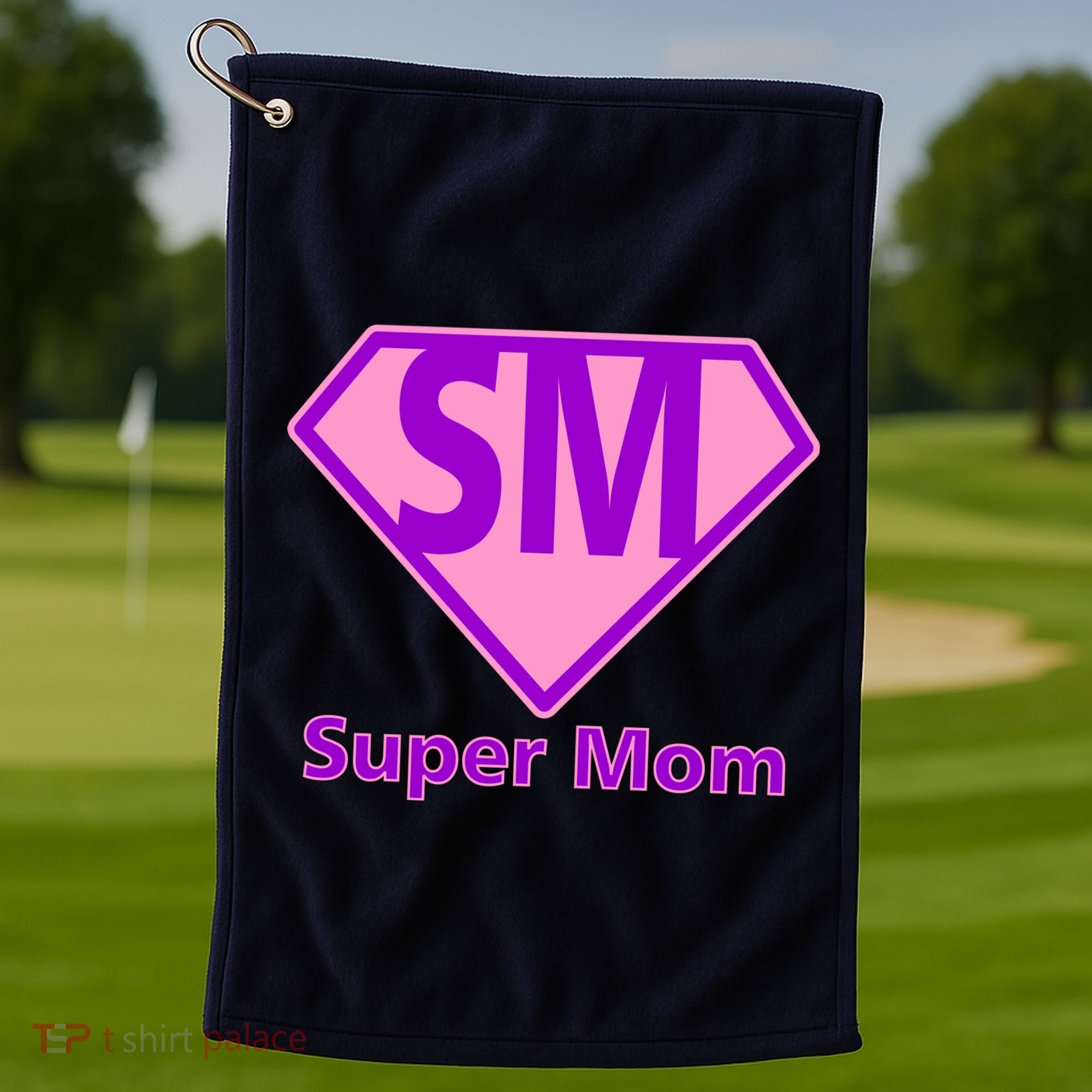 Super Mom Golf Towel