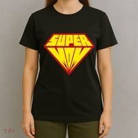 Super Mom Comic Superhero T-Shirt thumb 4