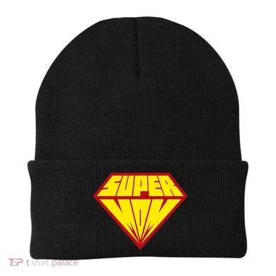 Super Mom Comic Superhero Beanie