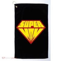 Super Mom Comic Superhero Golf Towel thumb 0