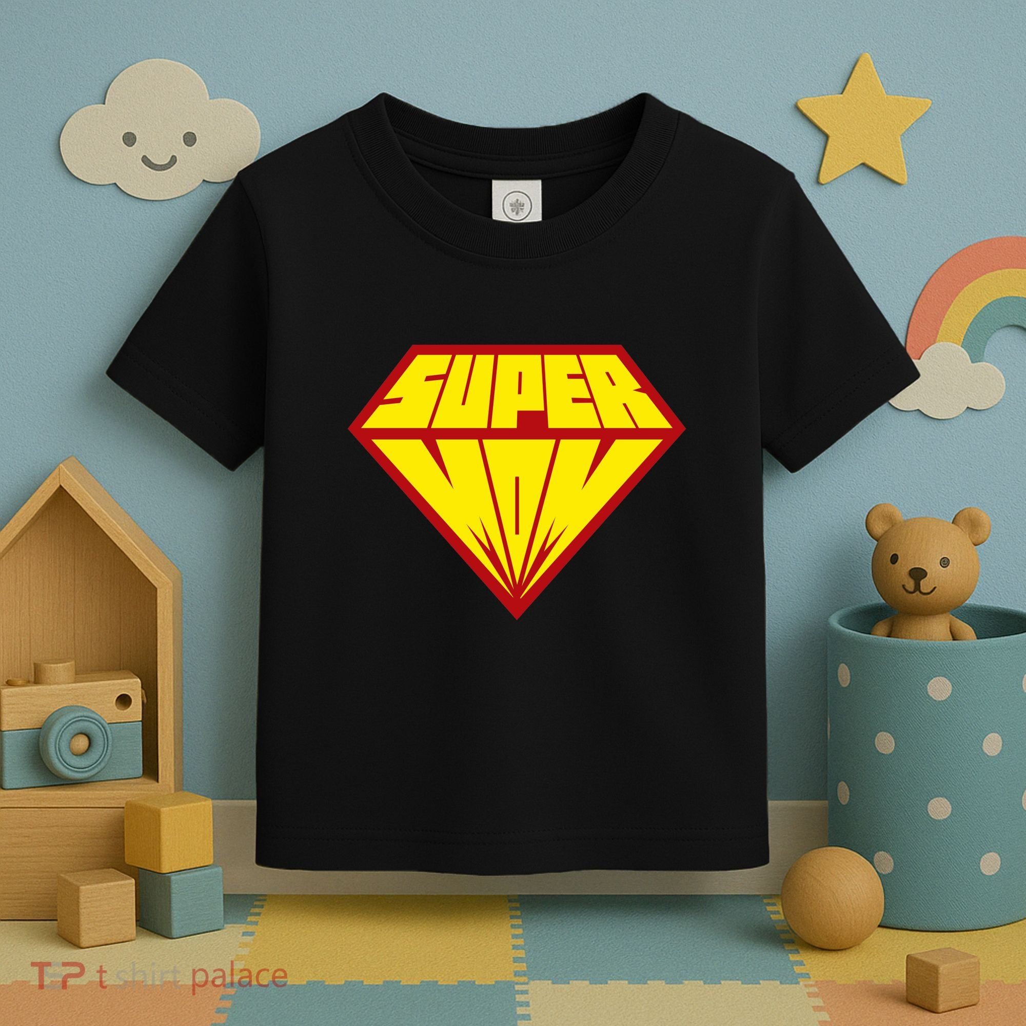 Super Mom Comic Superhero Toddler T-Shirt