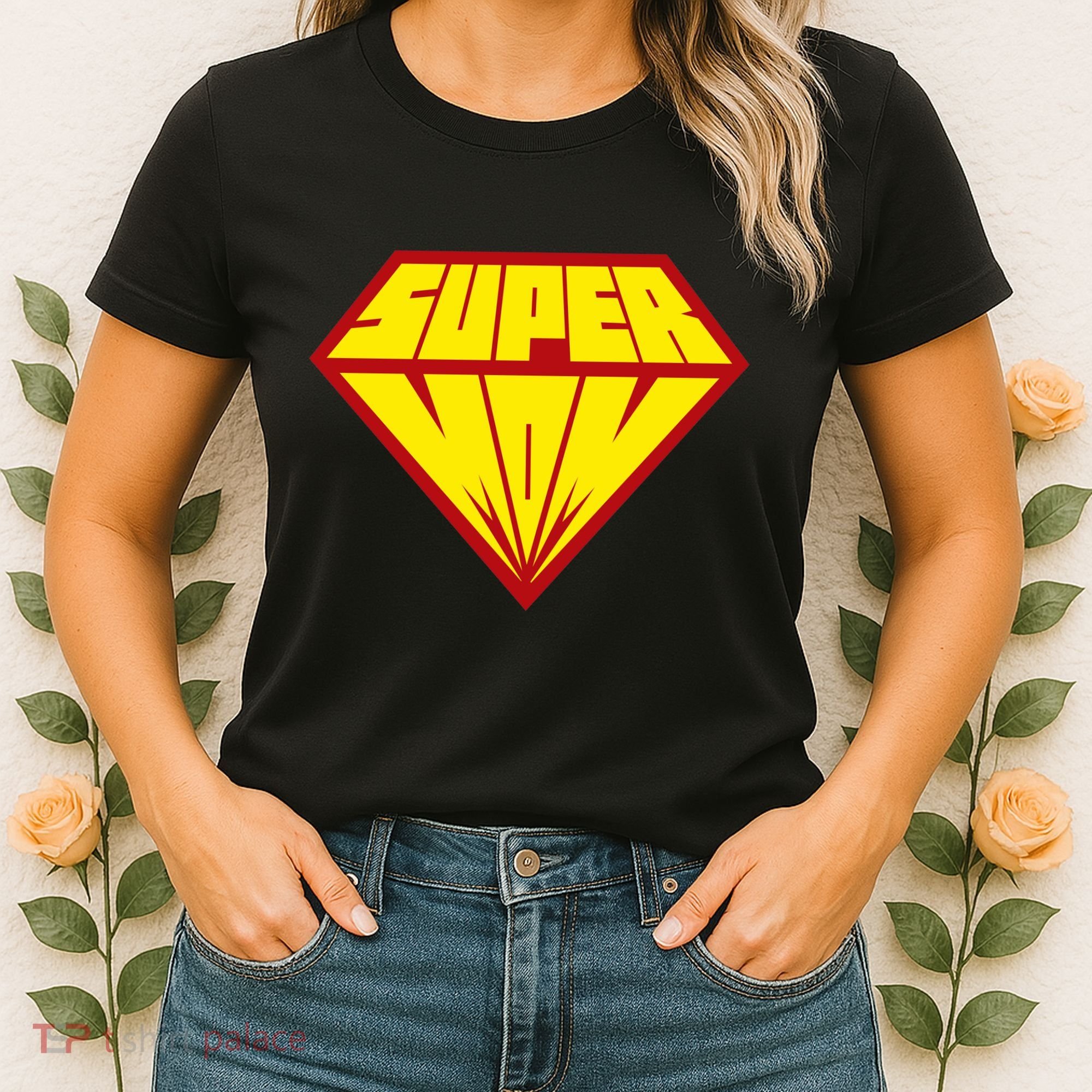 Super Mom Comic Superhero Women's T-Shirt