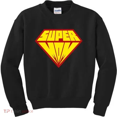 Super Mom Comic Superhero Kids Sweatshirt