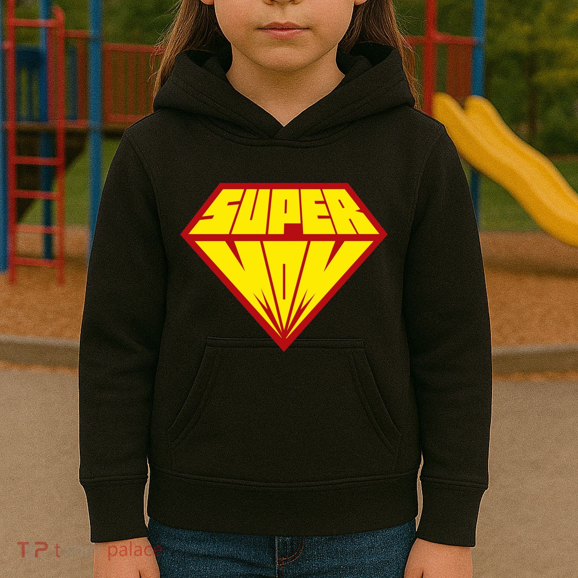 Super Mom Comic Superhero Kids Hoodie